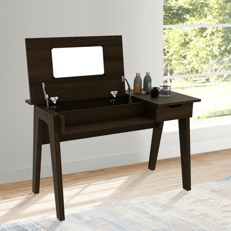 Dressing Table with Flip Mirror and Storage Drawer - 48” x 23.5” x 29.5” (L x W x H)