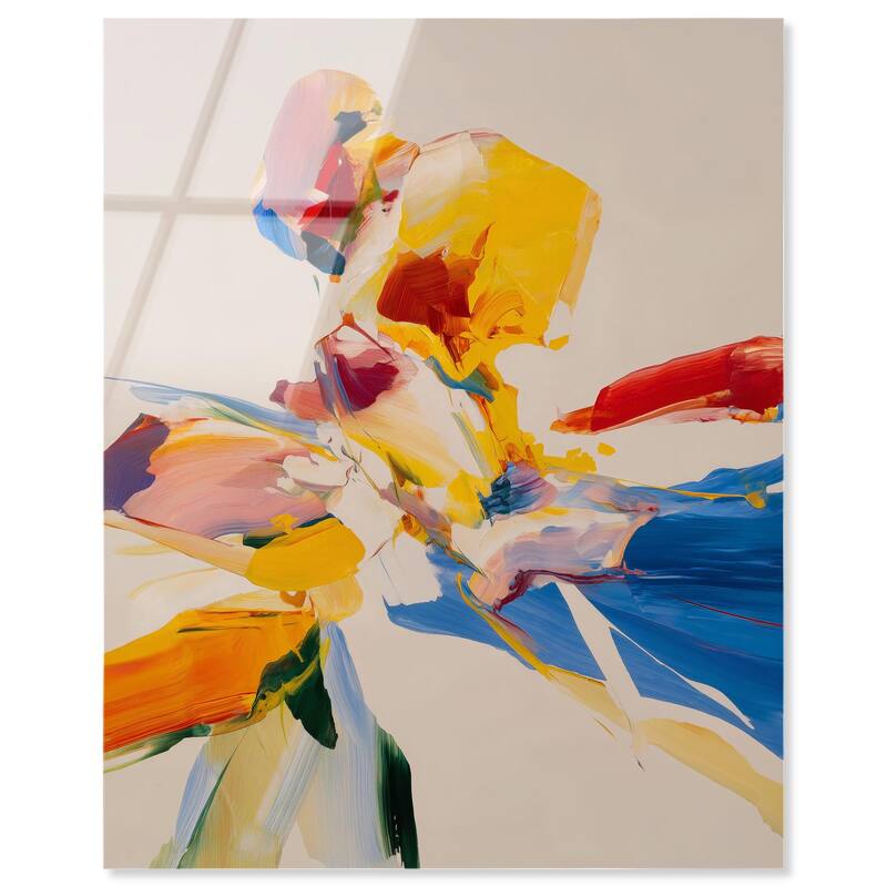 Flippant Bloom I Acrylic by Art Remedy, Ready to Hang - 30" x 36"