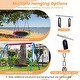 preview thumbnail 7 of 28, Costway 40'' Saucer Tree Swing 660 LBS for Kids Adults Outdoor with - See Details
