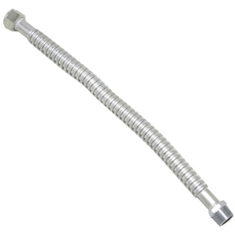 PROFLO 3/4" FIP x Sweat 18SS COR Water Heater Connector