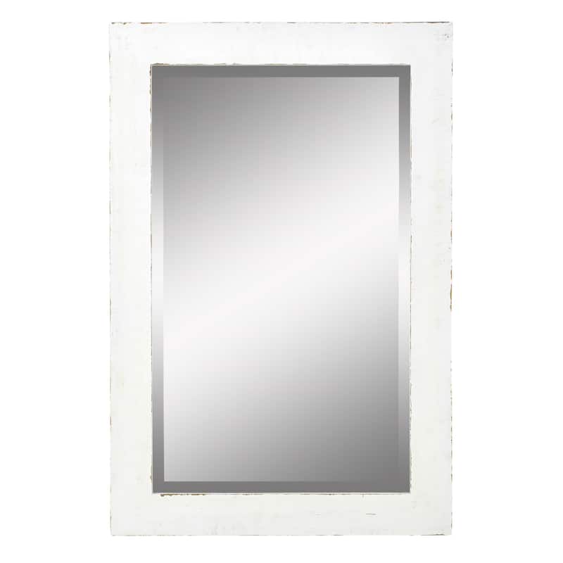 Morris Wall Mirror - White 36 x 24 - 36"h x 24"w x 1"d