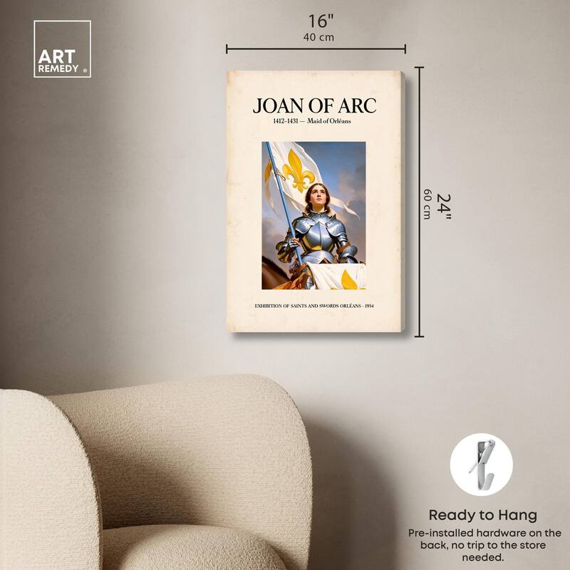 Maid of Orleans Canvas by Art Remedy, Gallery Wrapped