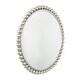 preview thumbnail 3 of 9, CosmoLiving by Cosmopolitan Metal Wall Mirror with Bead Detailing - Gold or Silver