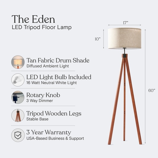 3 legged wooden floor lamp 2025