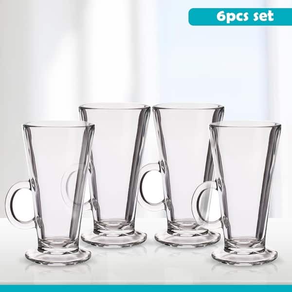 Al Fresco Latte 10oz Mug 4 Pack Gift Pack w/ Handles, Tea Cups, Drinking  Hot Beverages, Latte, Cappuccino, Espresso - Bed Bath & Beyond - 39489091