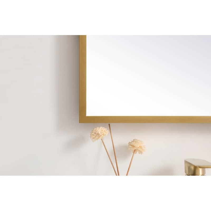 Indigo Home 20x30 inch LED mirror with adjustable color temperature