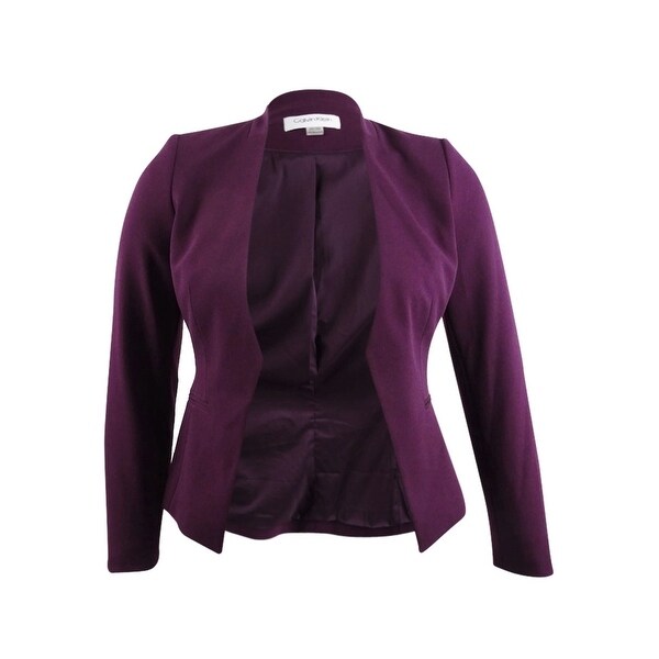 Calvin klein aubergine jacket deals