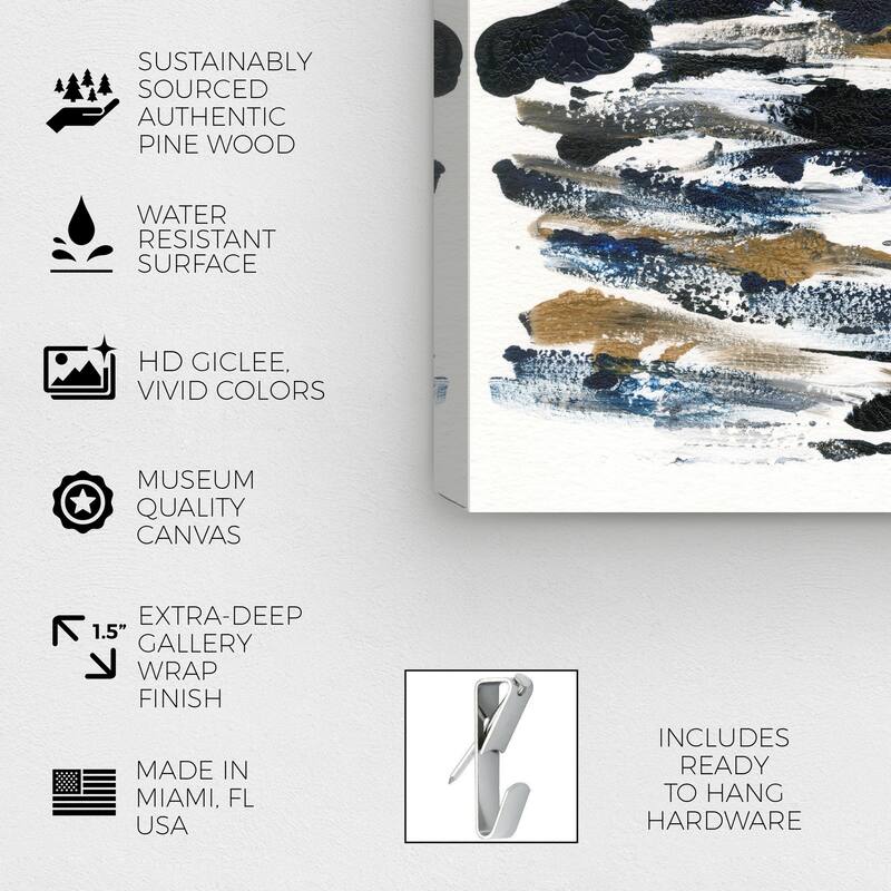 Wynwood Studio Abstract Cow Spots Black and Modern & Contemporary Wall Art Canvas Print