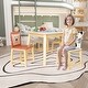 preview thumbnail 26 of 25, Wooden Activity Play Table Set Lion&Monkey