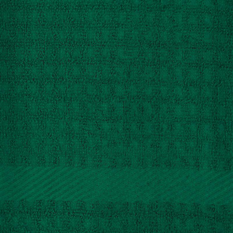 DII Solid Terry Waffle Dishtowel Set of 4