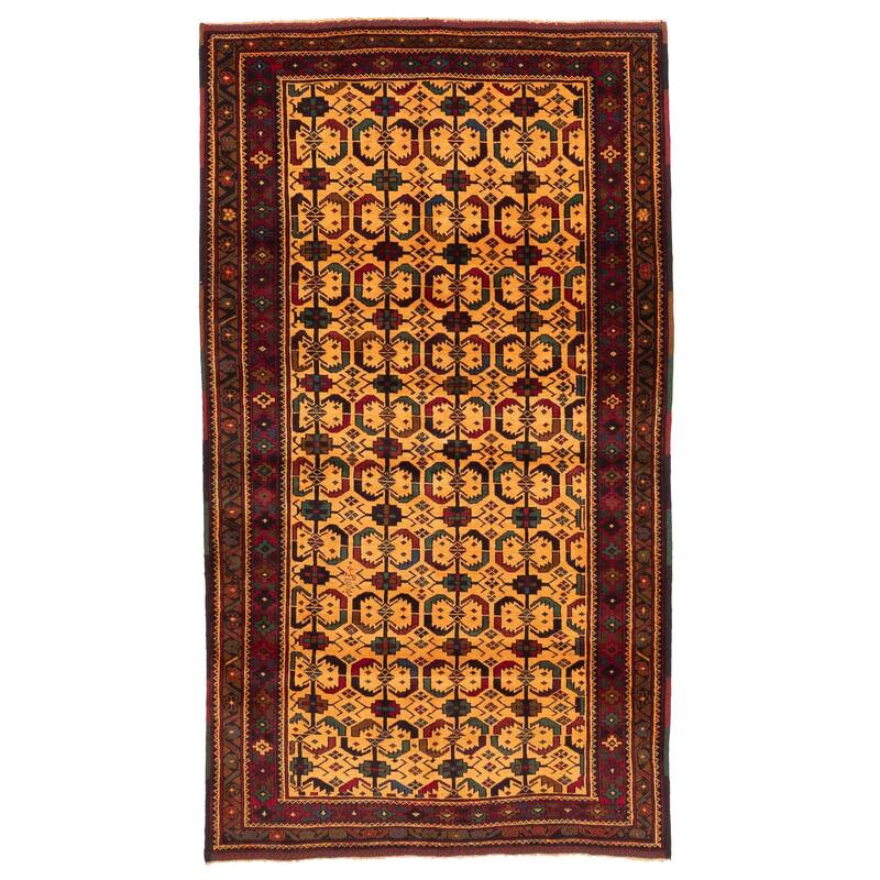 ECARPETGALLERY Hand-knotted Teimani Beige Wool Rug - 3'6 x 6'5