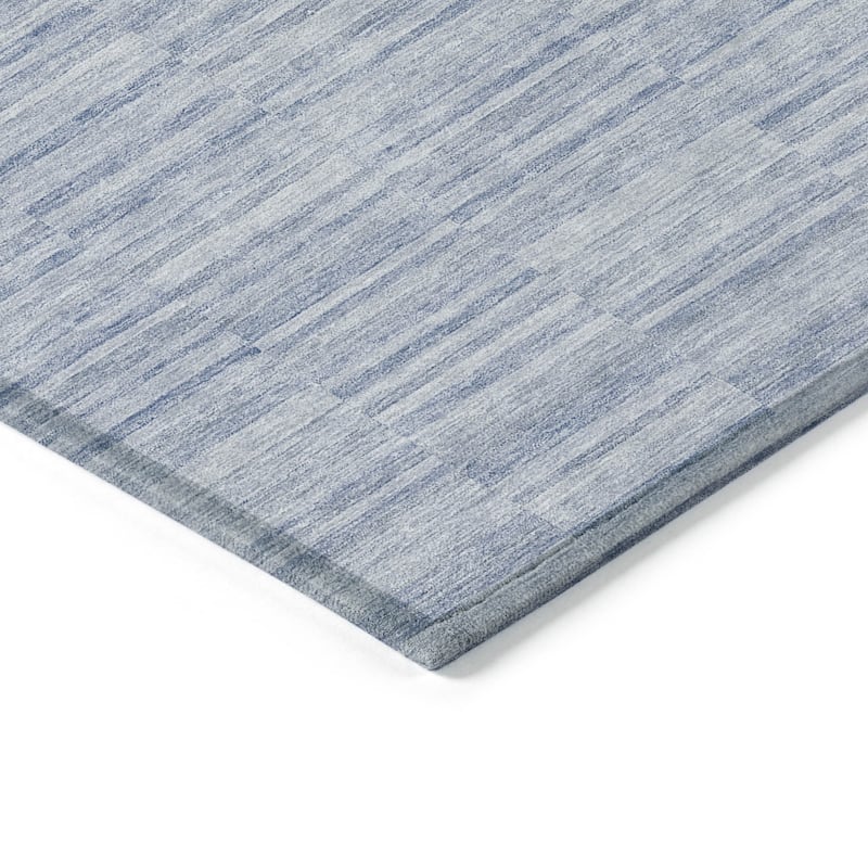 HomeRoots Striped Transitional Rectangle Outdoor Rug
