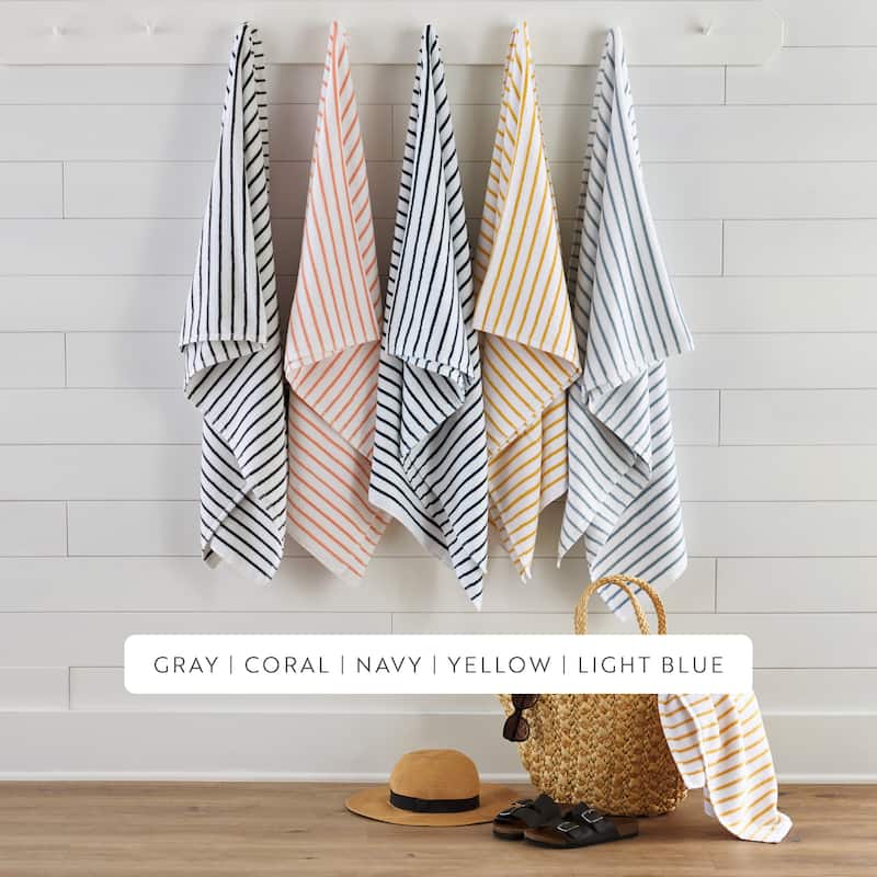 Becky Cameron Ultra Soft Plush Cotton Cabana Towels