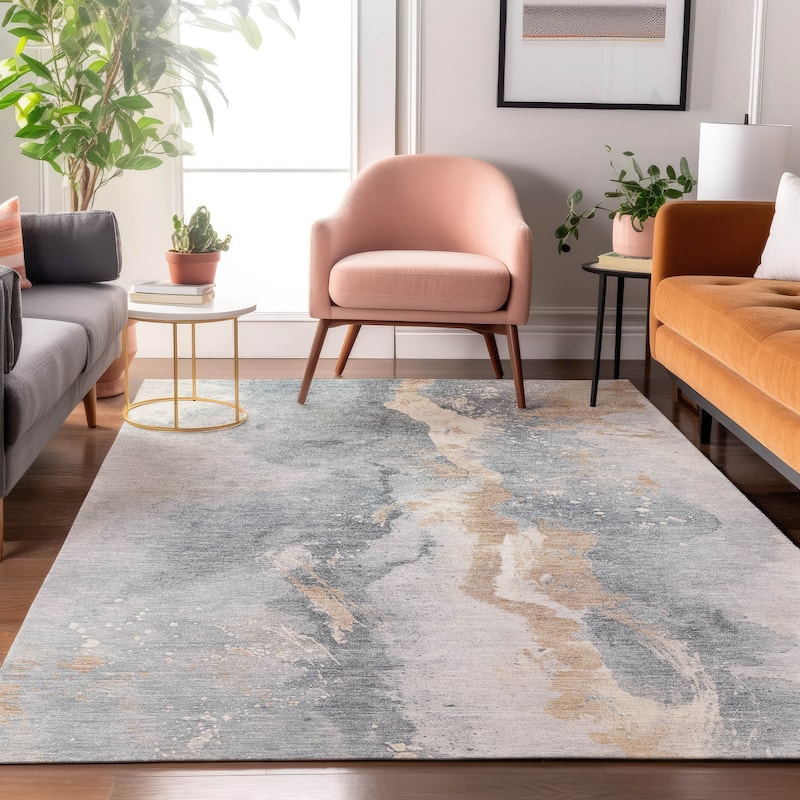 Premium Washable Super Soft Glam Chic Mayfield Rug