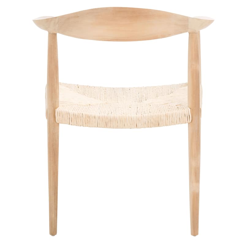 SAFAVIEH Besse Foc Twist Accent Chair - 24.8" W x 18.9" L x 30.7" H - 25Wx19Dx31H - Unfinished Natural