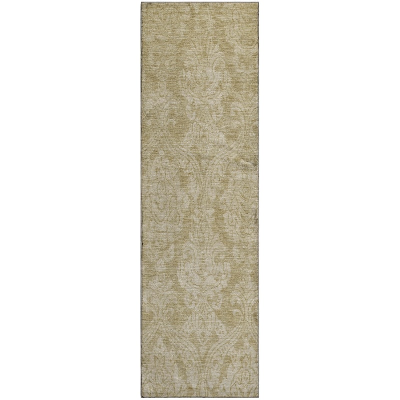 Premium Washable Super Soft Traditional Damask Mayfield Rug