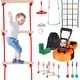 preview thumbnail 4 of 28, VEVOR Ninja Warrior Obstacle Course for Kids,Outdoor Playset Equipment,Backyard Toys Training Equipment Set with 12 Obstacles 2 x 50 ft 10 Obstacles