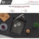 preview thumbnail 12 of 13, STYLISH 16 inch Graphite Black Stainless Steel 16G Undermount Bar Sink - 16" x 18" x 10"
