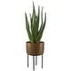 preview thumbnail 3 of 2, Uttermost Arabia Aloe Planter - 19.7"W x 37"H x 19.7"D