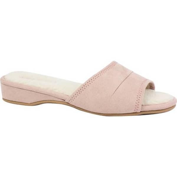 Shop Daniel Green Women S Dormie Slipper Rose Faux Suede