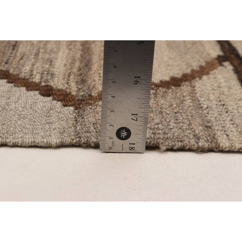 Sivas Taupe Kilim 6'1" x 8'0" - 6'1 x 8'0