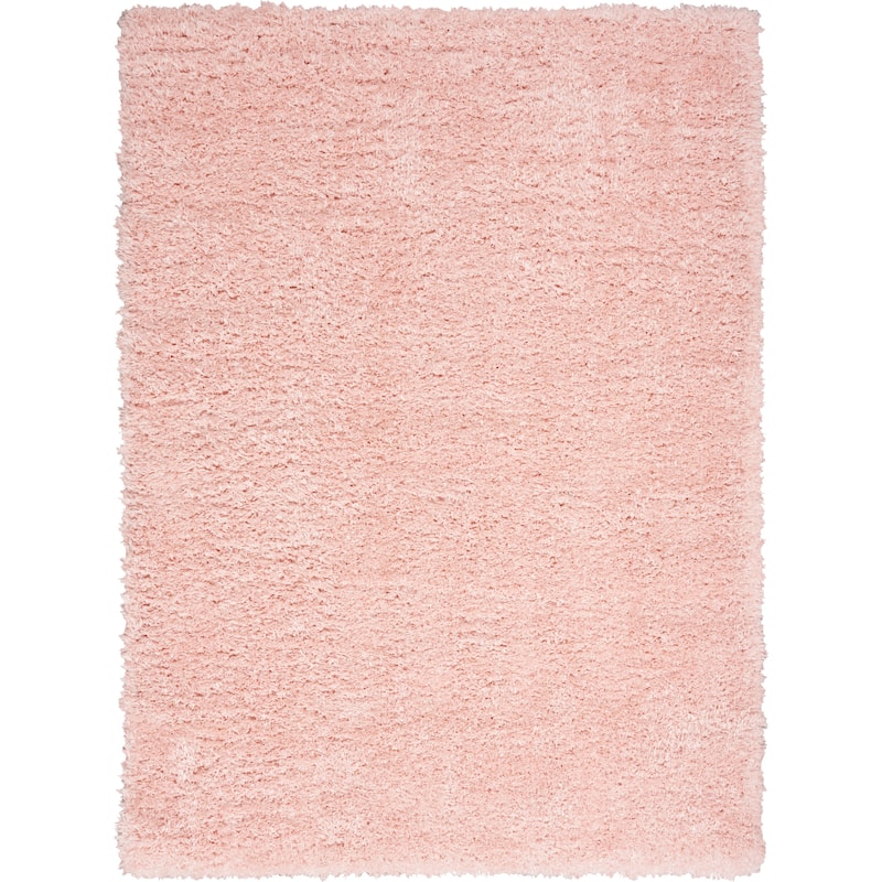 Nourison Lush Shag Contemporary Solid Shag Area Rug