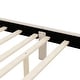 preview thumbnail 2 of 11, Full Size Upholstered Platform Bed With Wood Supporting Feet, Beige