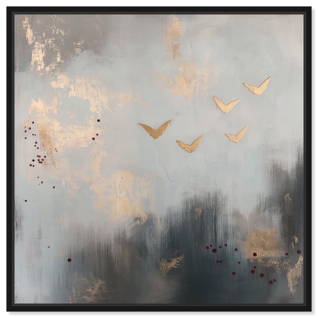 Golden Nebula Canvas by Art Remedy