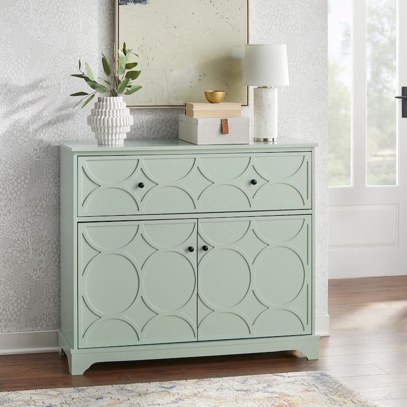 Simple Living Dawson Circle Front Cabinet - Green Lily