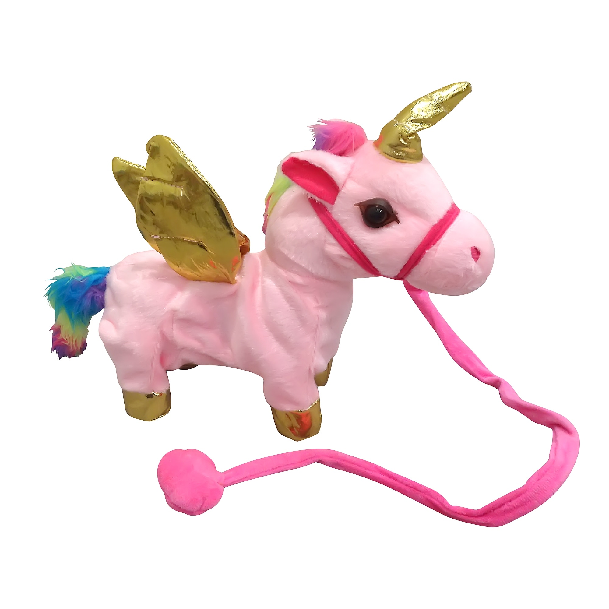 unicorn that walks on a leash