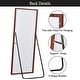 preview thumbnail 42 of 167, Dovelina Modern Full Length Floor Mirror - Freestanding Vanity Mirror for Bathroom or Living Space