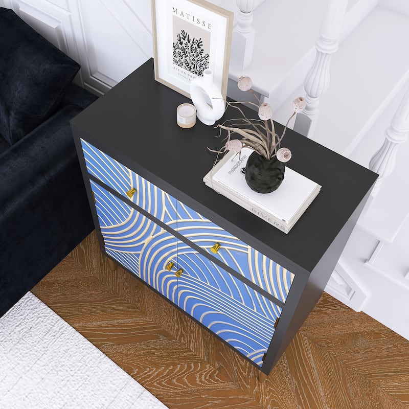 Accent Cabinet with 2 Doors,1 Drawer and Adjustable Shelf
