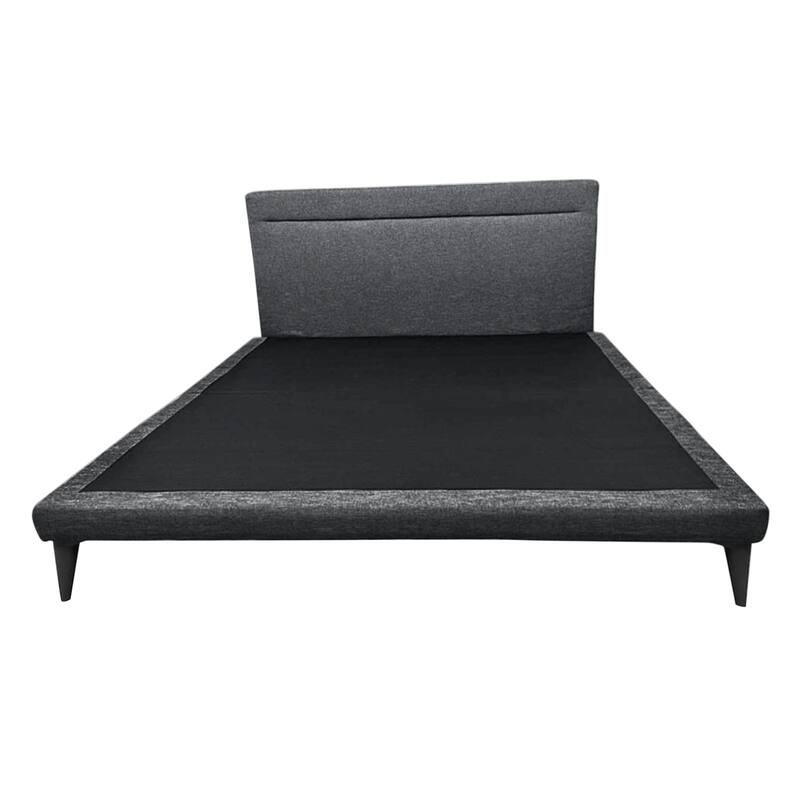 Winnie Upholstered Platform Bed with Padded Headboard, No Box Spring Needed