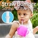 preview thumbnail 4 of 5, PopYum Silicone Training Cup with Straw and Lid, 2-Pack