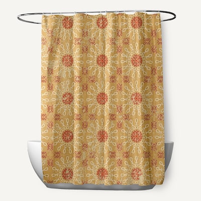 71 x 74-inch Sun Tile Geometric Print Shower Curtain