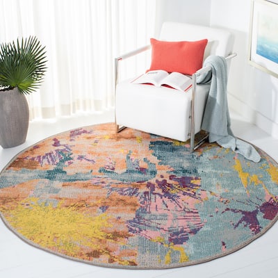 SAFAVIEH Madison Jeannine Vintage Abstract Rug
