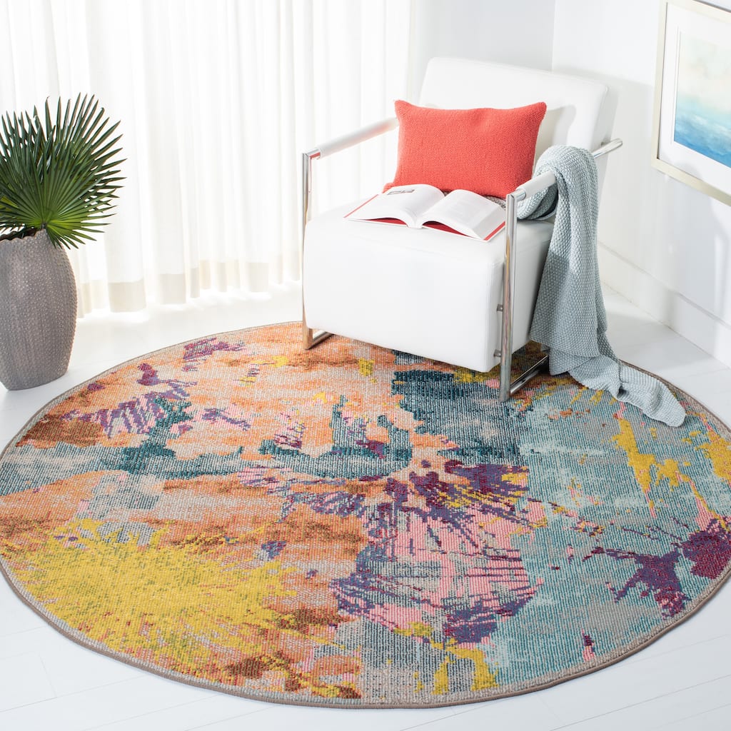 SAFAVIEH Madison Jeannine Vintage Abstract Rug