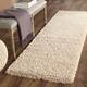 SAFAVIEH California Shag Izat 2-inch Thick Area Rug - 2'3" x 19' Runner - Beige
