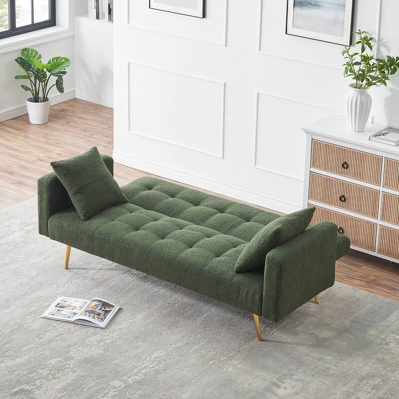 Teddy Sofa Bed With Two Pillows