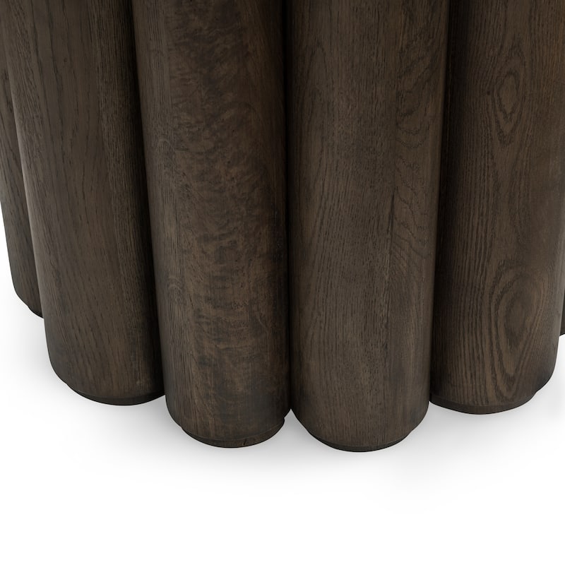 Classic Home Tiber Wood Round Dining Table
