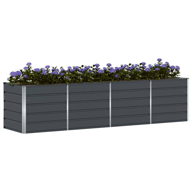 vidaXL Planter in Steel - 62.99 x 31.50 x 17.72