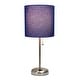 preview thumbnail 60 of 99, Porch & Den Custer Metal/ Fabric Lamp with Charging Outlet