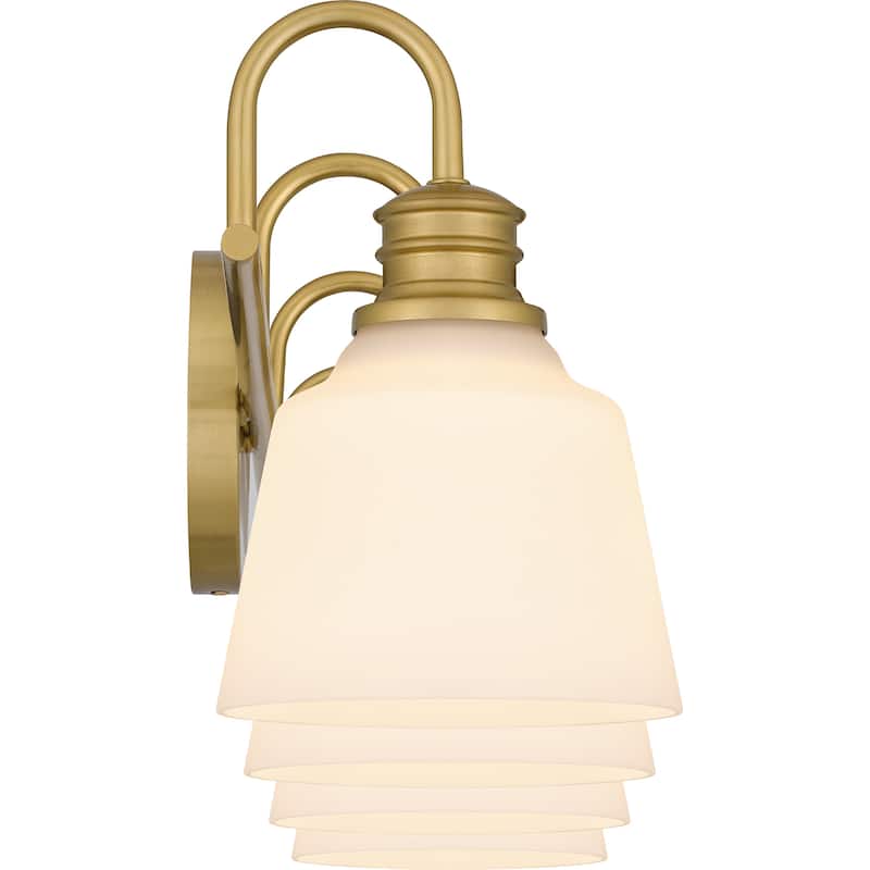 Hinton 4-Light Aged Brass Bath Light