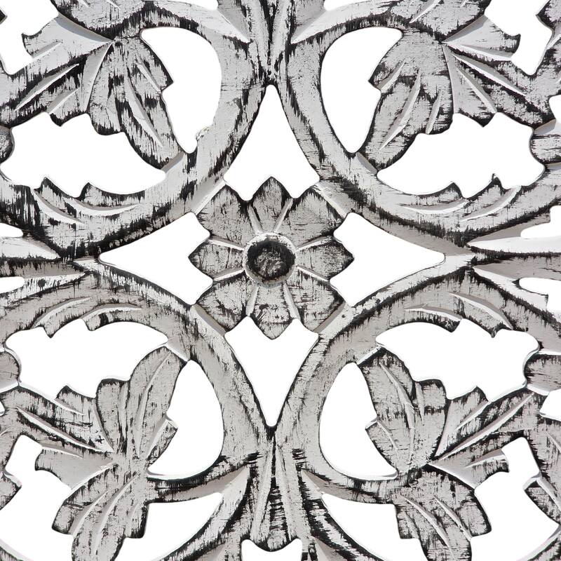 Ozy Carved Mango Wood Wall Decor