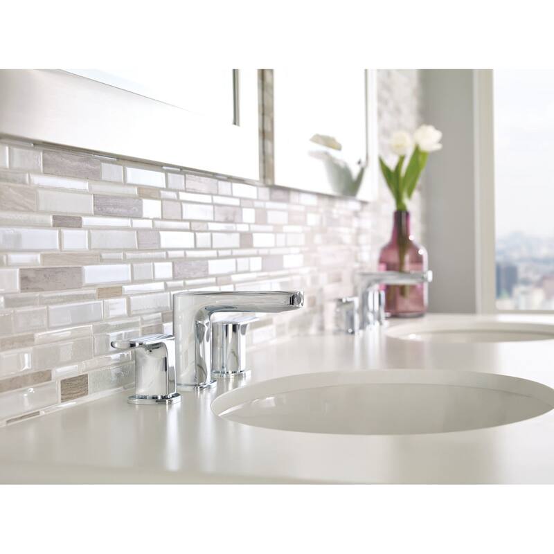 Moen TV6920 Rizon 1.2 GPM Widespread Bathroom Faucet with Pop-Up Drain