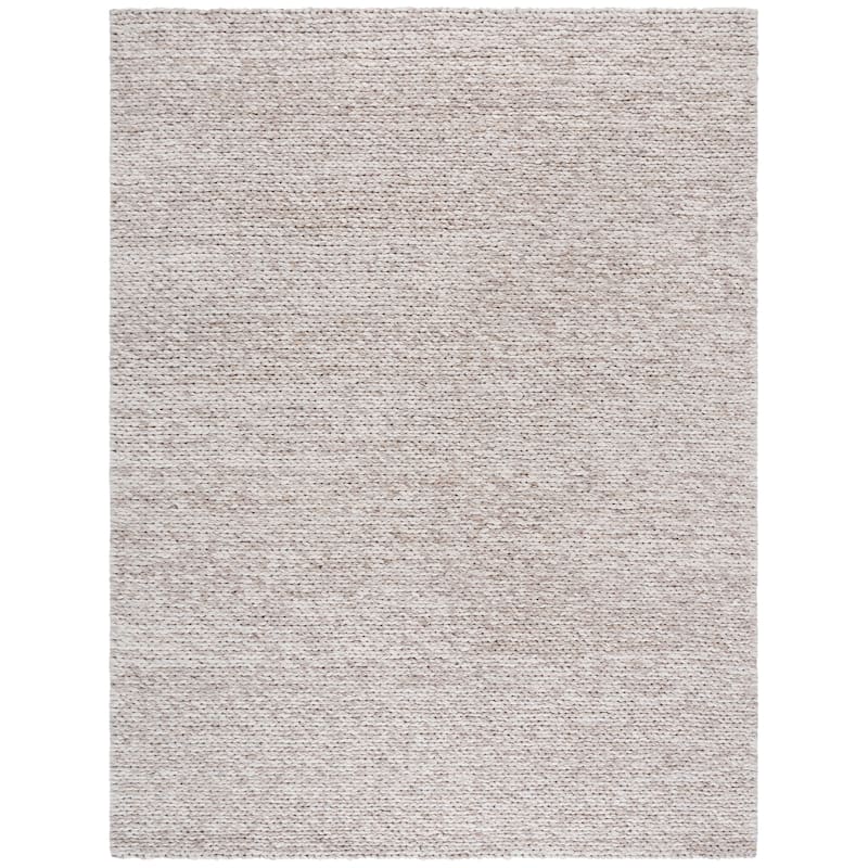 SAFAVIEH Handmade Natura Chisako Transitional Wool Rug - 8' x 10' - Beige/Taupe