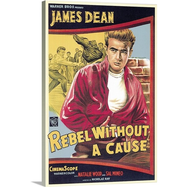 "Rebel Without a Cause (1955)" Canvas Wall Art
