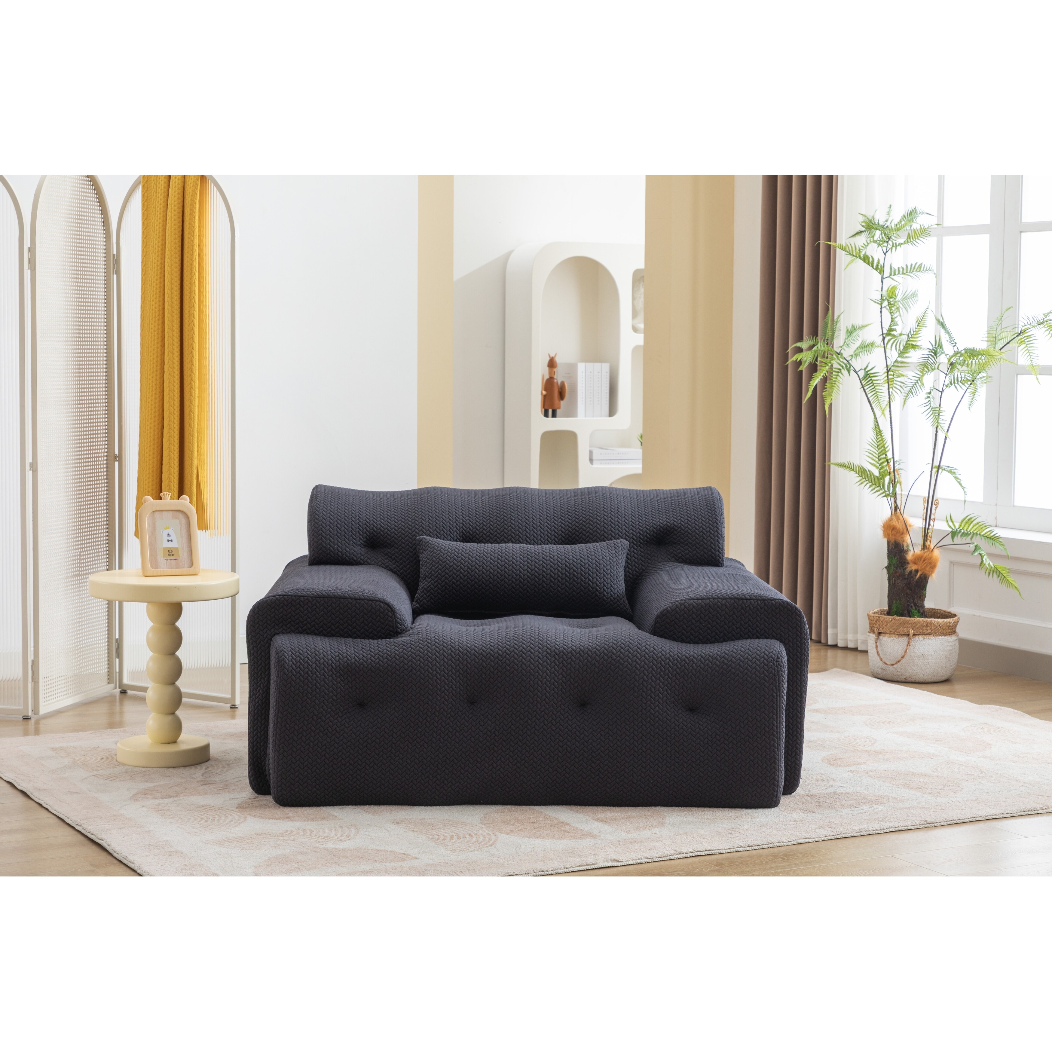 Modern Large Size 1 Seater Lounge Sofa Pure Foam Comfy Sofa Couch On Sale Bed Bath Beyond 40181931
