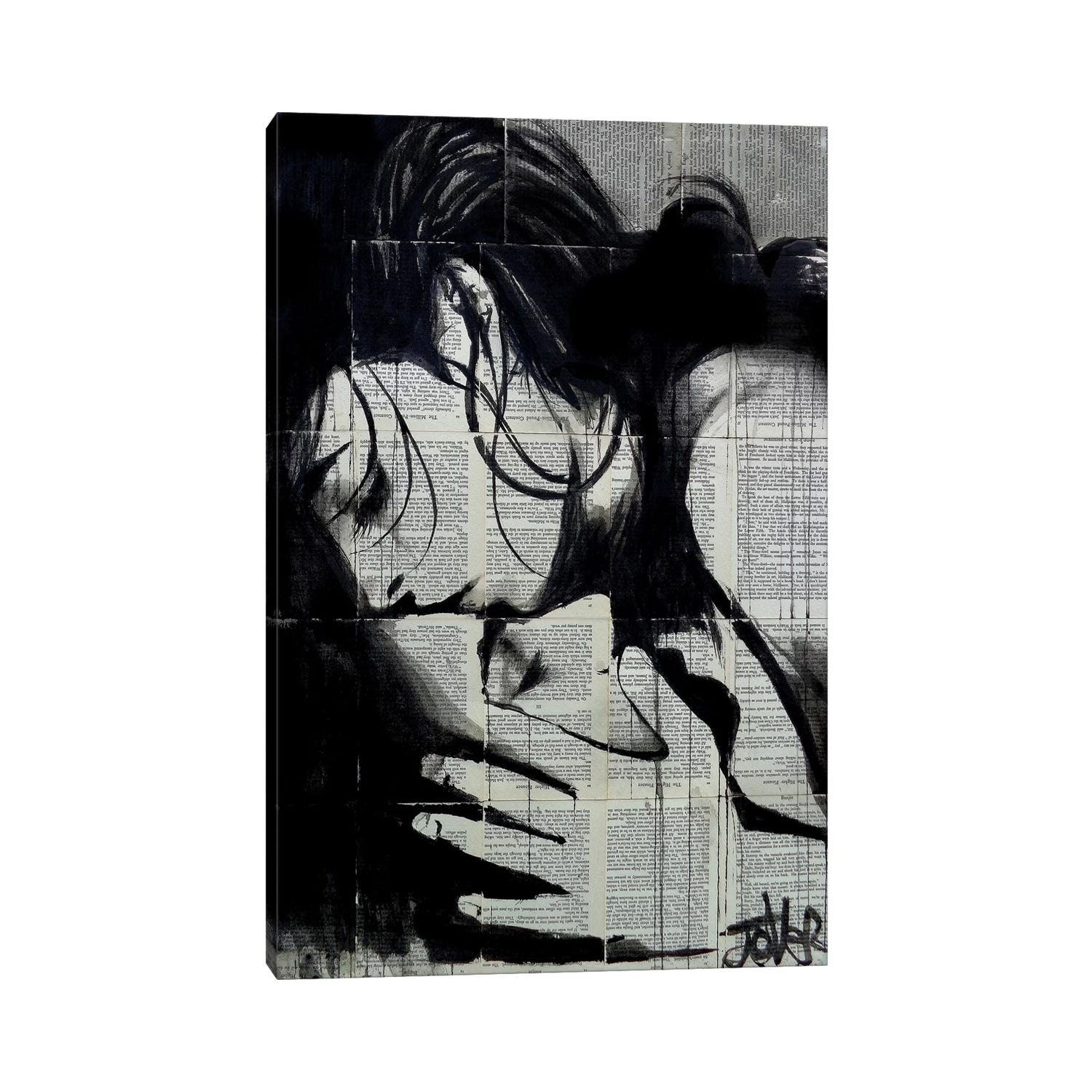 iCanvas "Soul Kiss" by Loui Jover Canvas Print