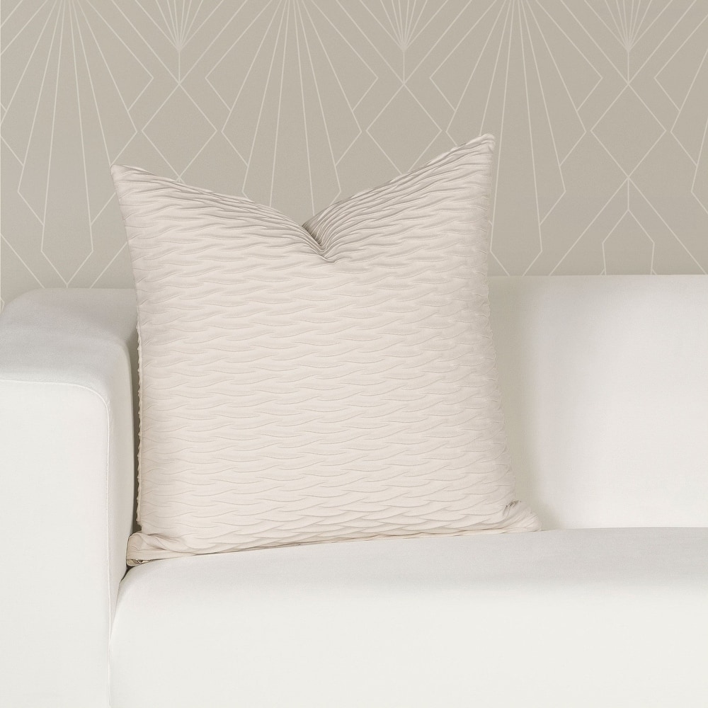 The Great Gatsby Velvet Wave Pleated Throw Pillow